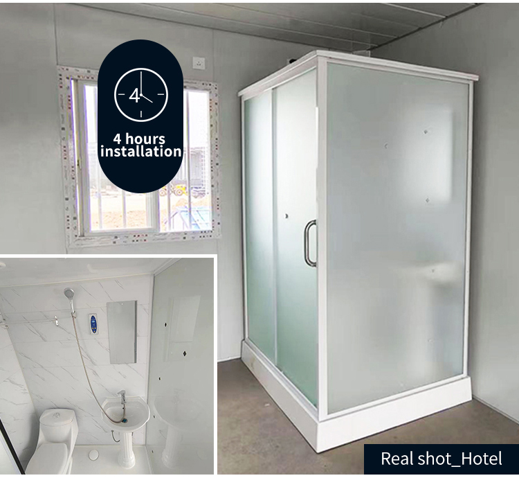 high quality prefab bathroom units integrated bathroom with SMC molded