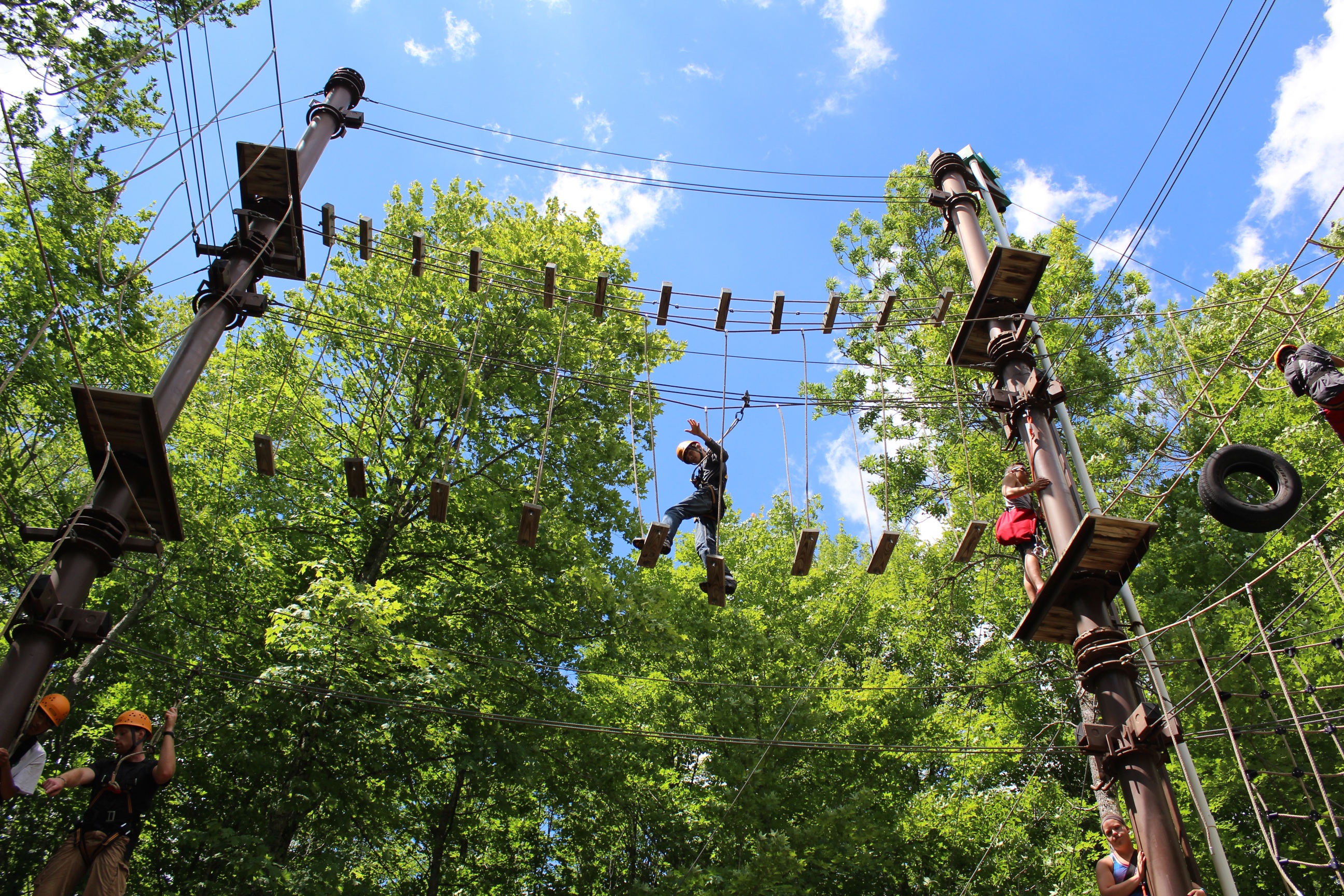 » High & Low Ropes Covenant Point Bible Camp Christian camp for all