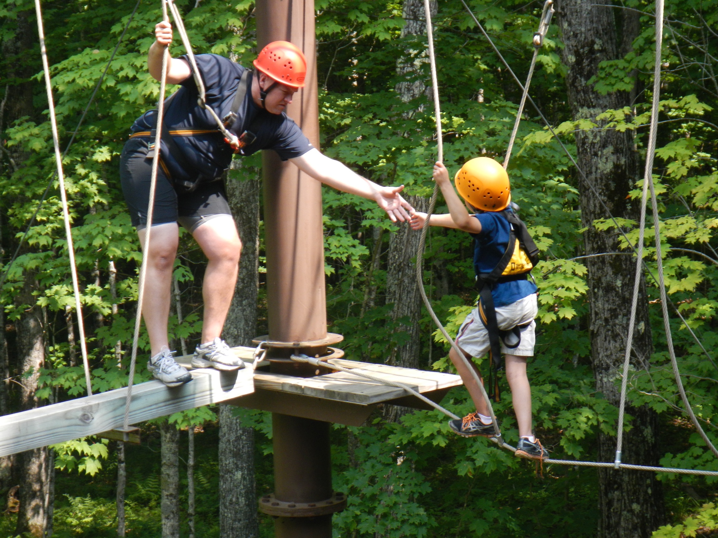 » High & Low Ropes Covenant Point Bible Camp Christian camp for all