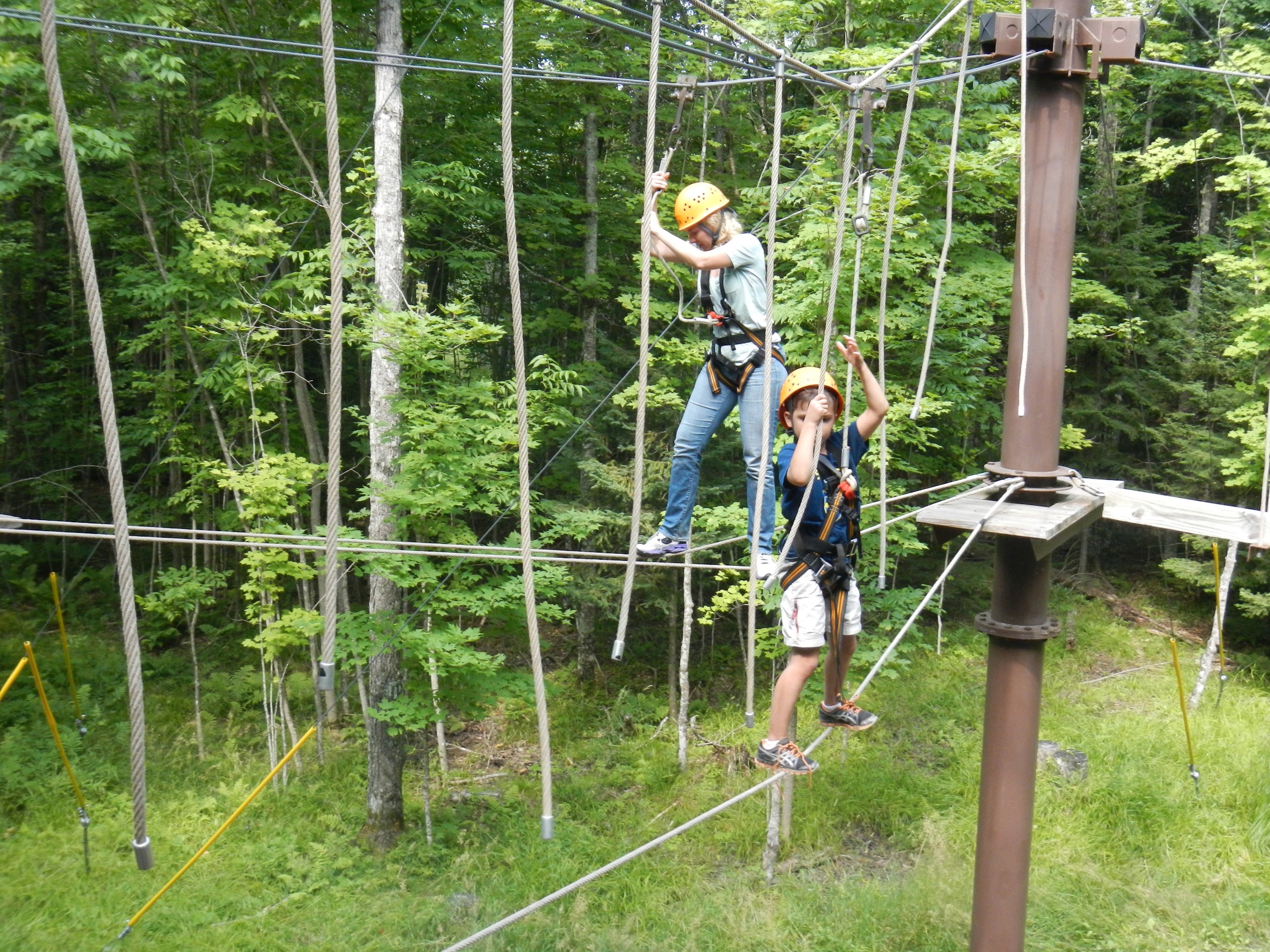 » High & Low Ropes Covenant Point Bible Camp Christian camp for all