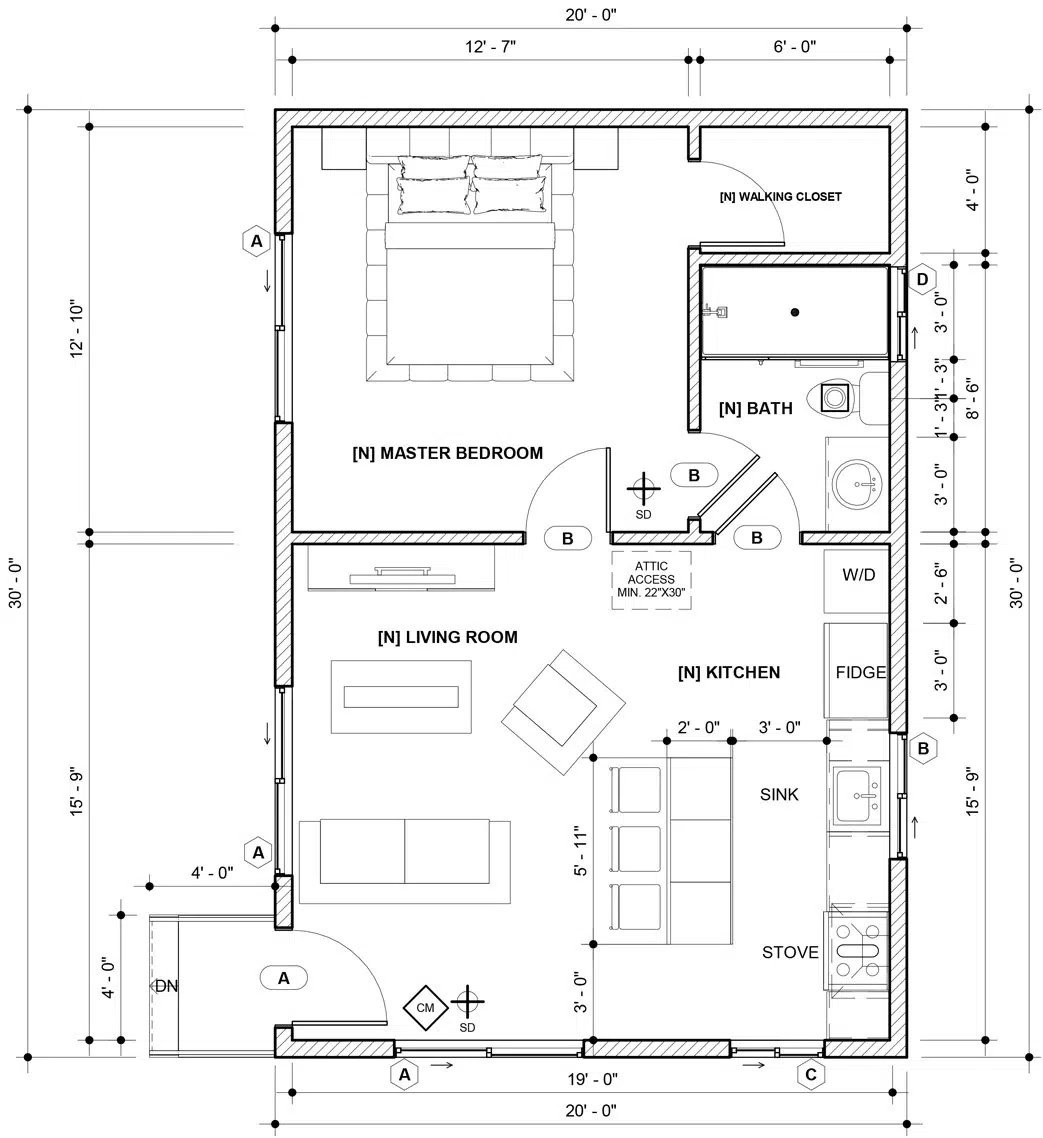 ADU Complete Package Drafting