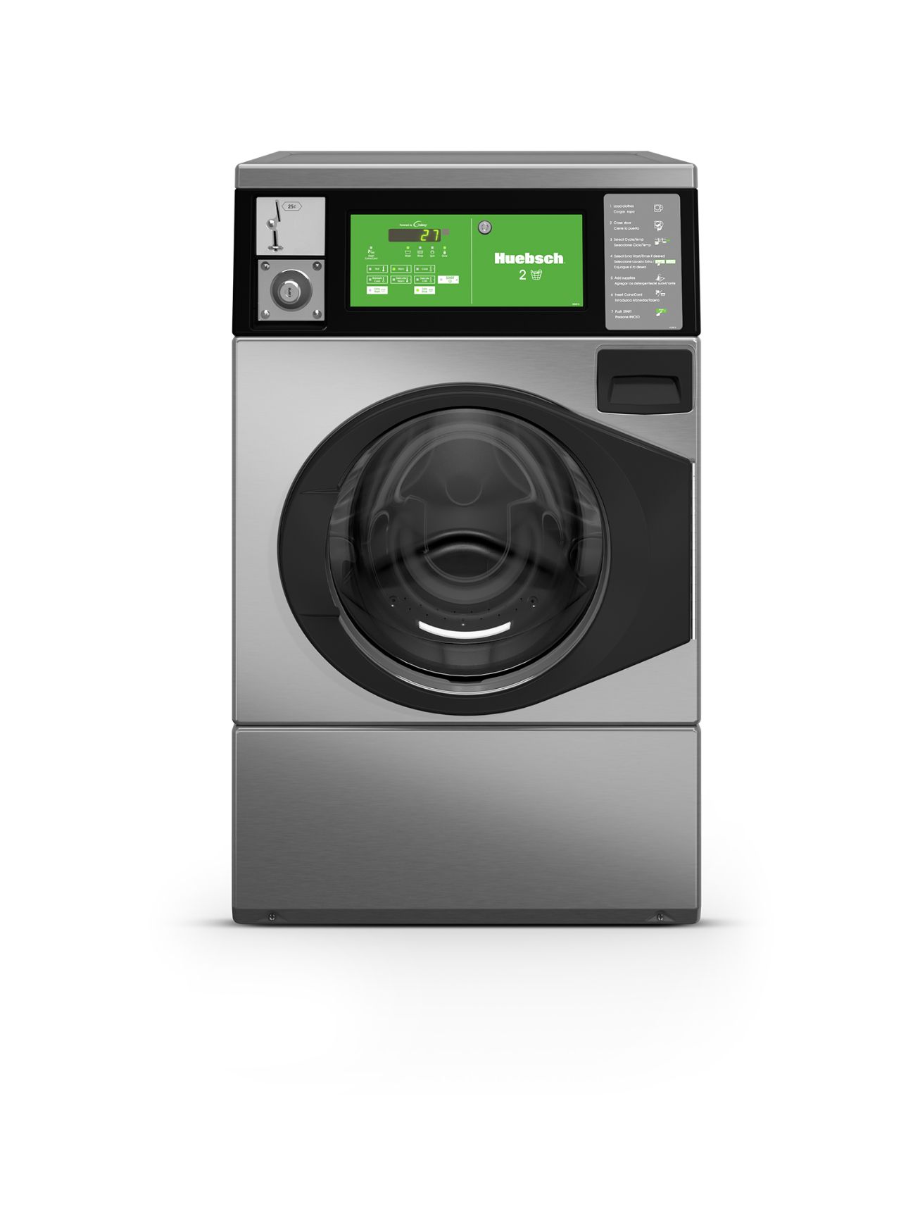 Huebsch Commercial High Efficiency Front Load Washer Coin