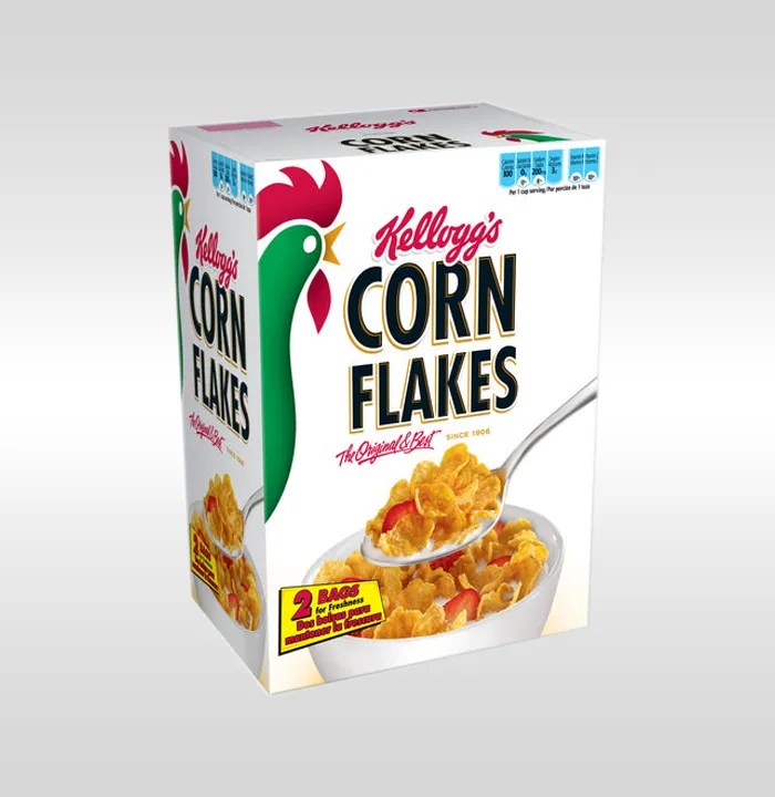 Custom Printed Corn Flakes Packaging Boxes Box Of Cornflakes