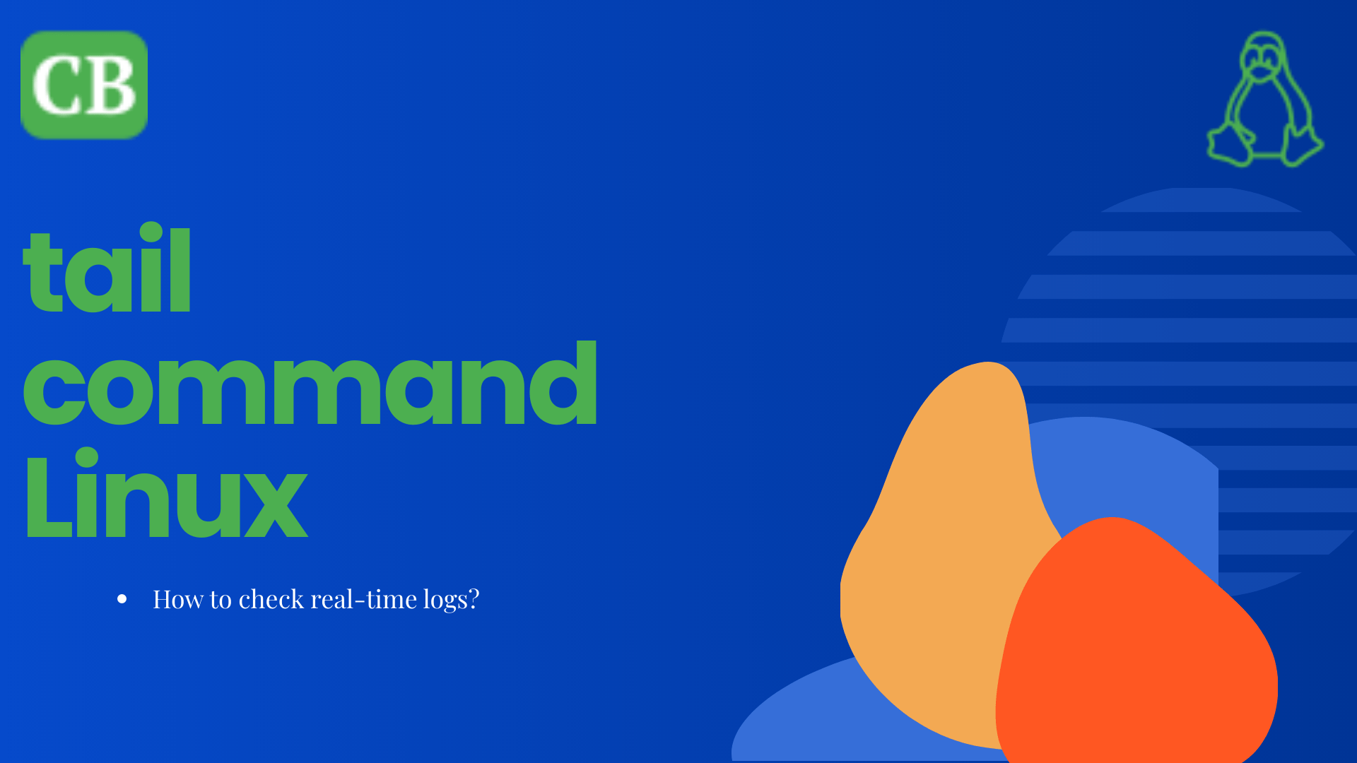 Example of tail command in Linux