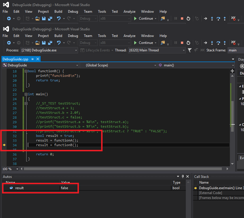 Kỹ thuật debug trên Visual Studio CppDeveloper