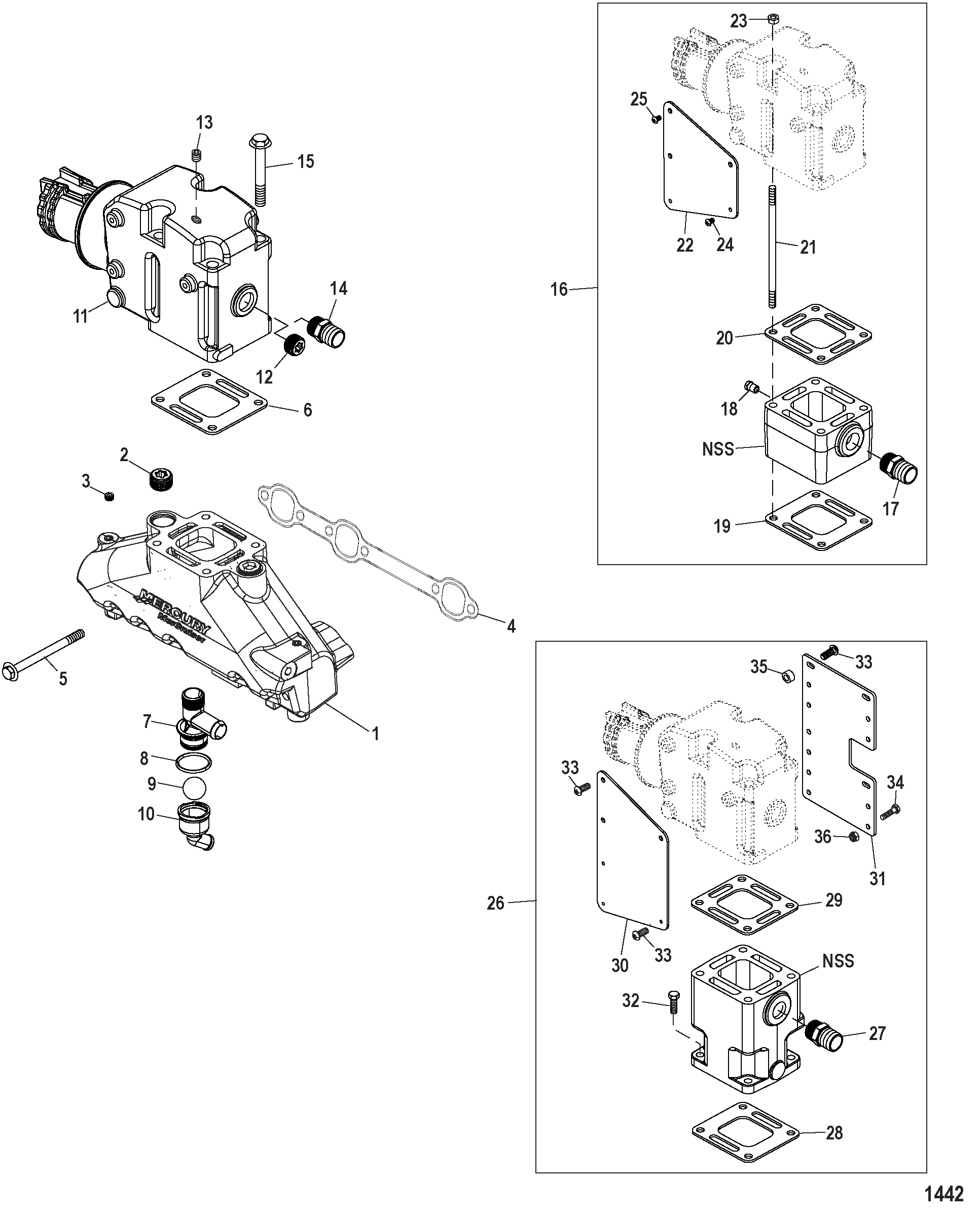 CP Performance - Exhaust Manifold And Elbow