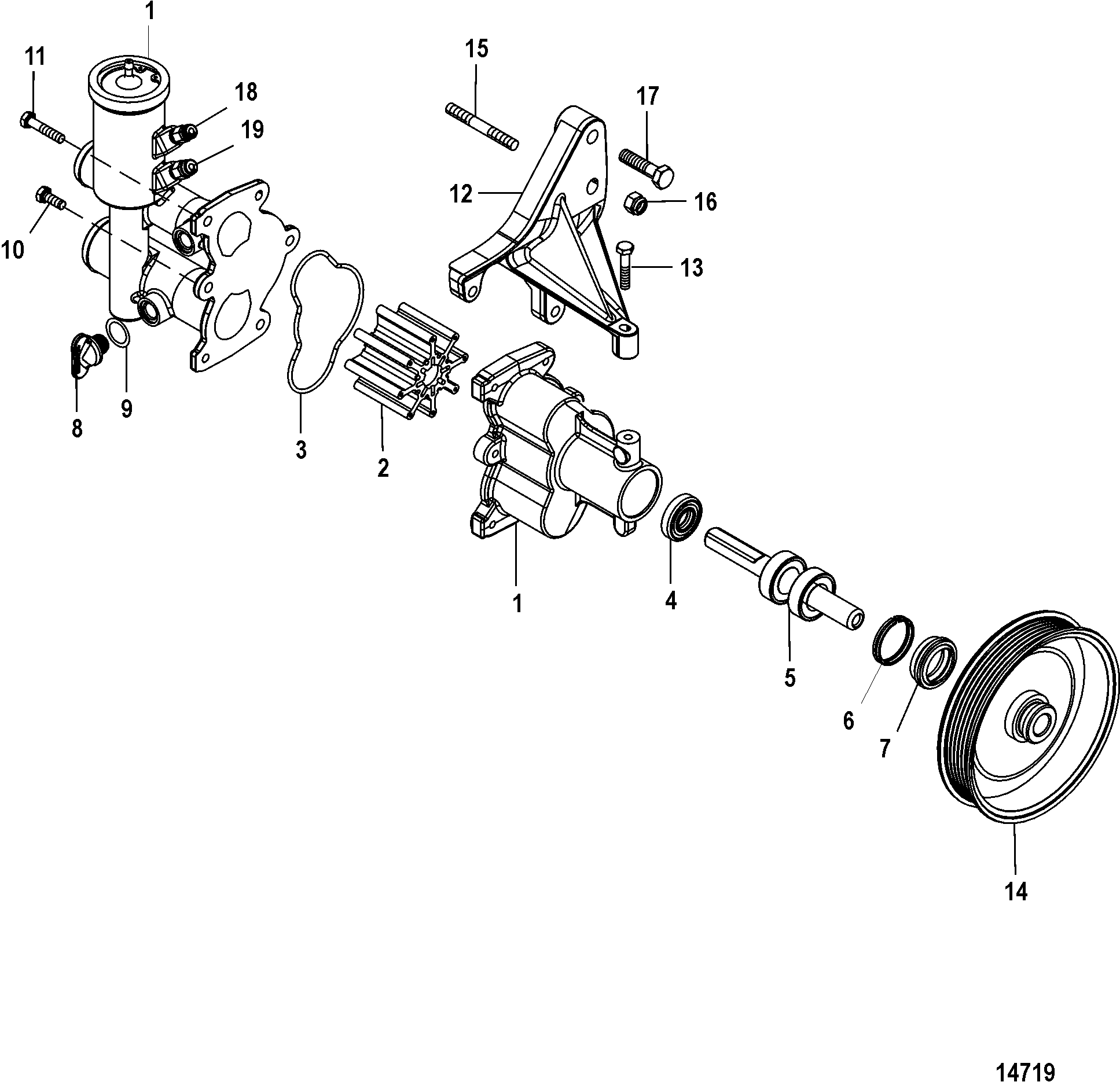 CP Performance - Sea Water Pump Assembly