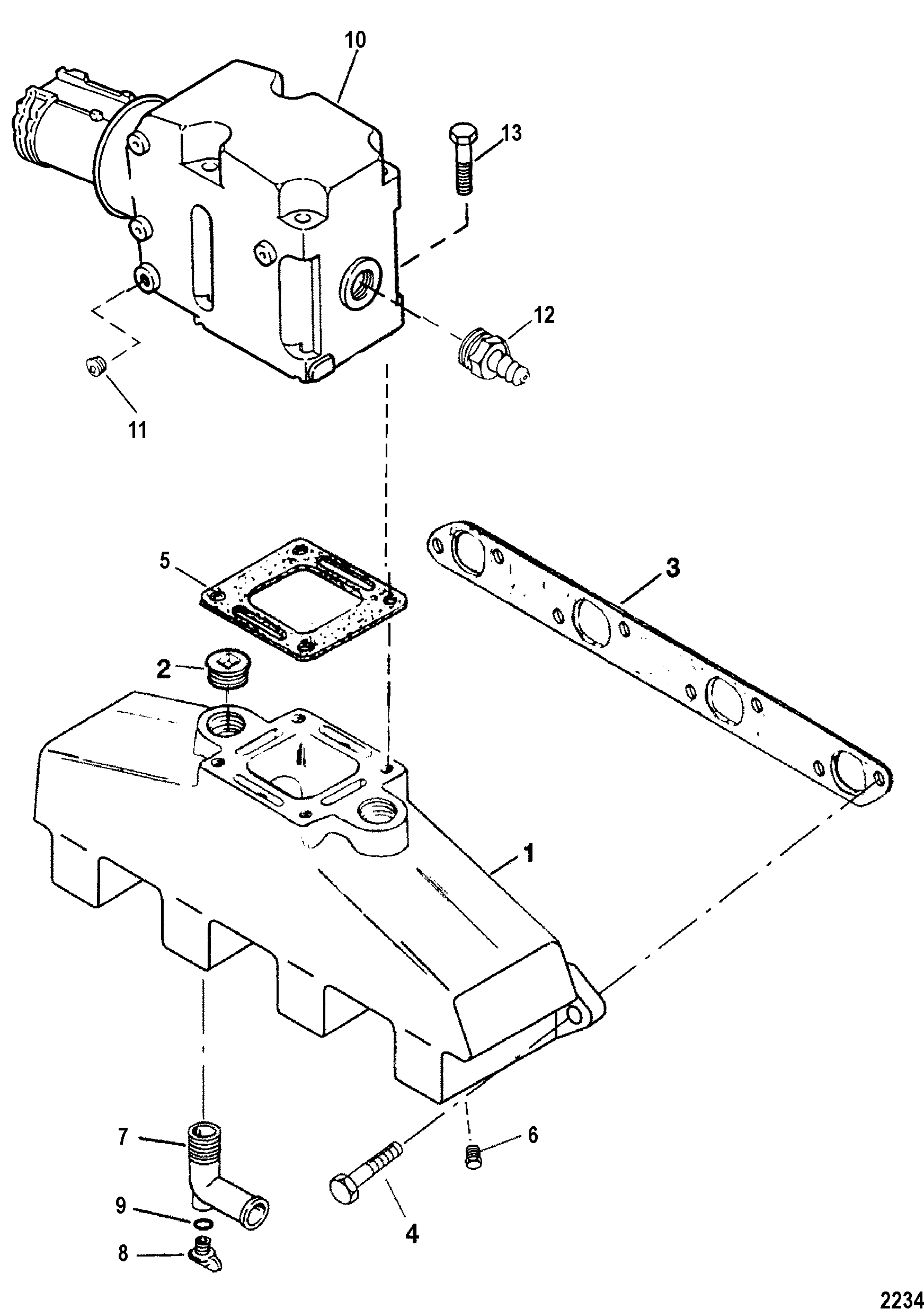 CP Performance Exhaust Manifold and Elbow / Riser (Cast Iron)