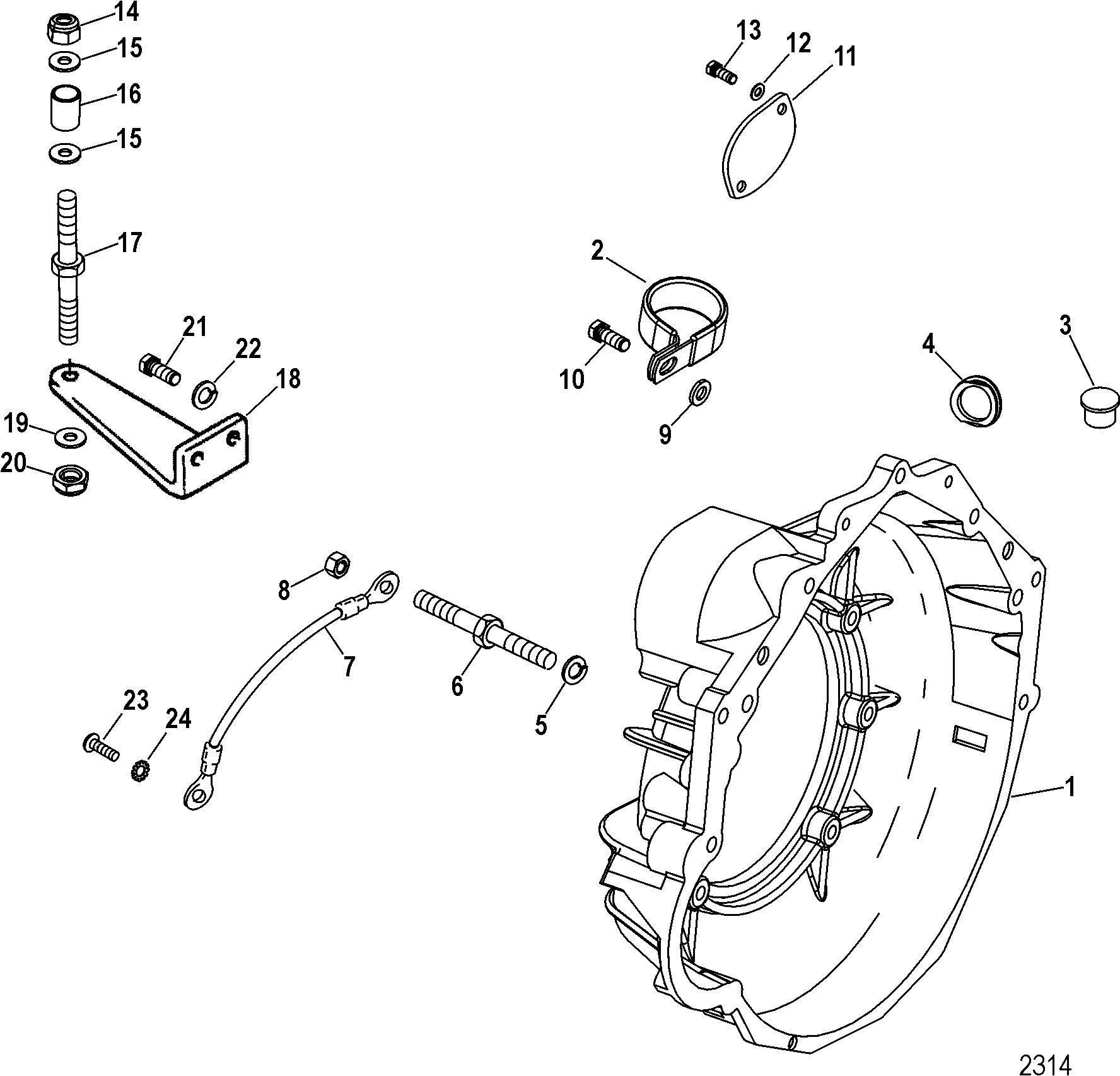 CP Performance - Flywheel Housing (Transmission Models)