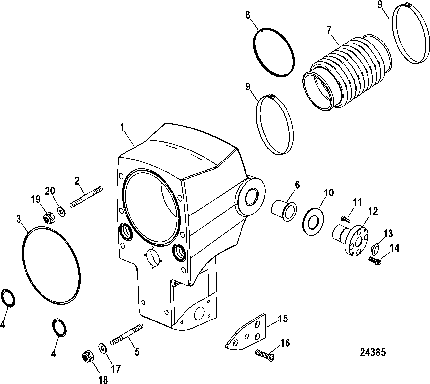 CP Performance Bell Housing Assembly