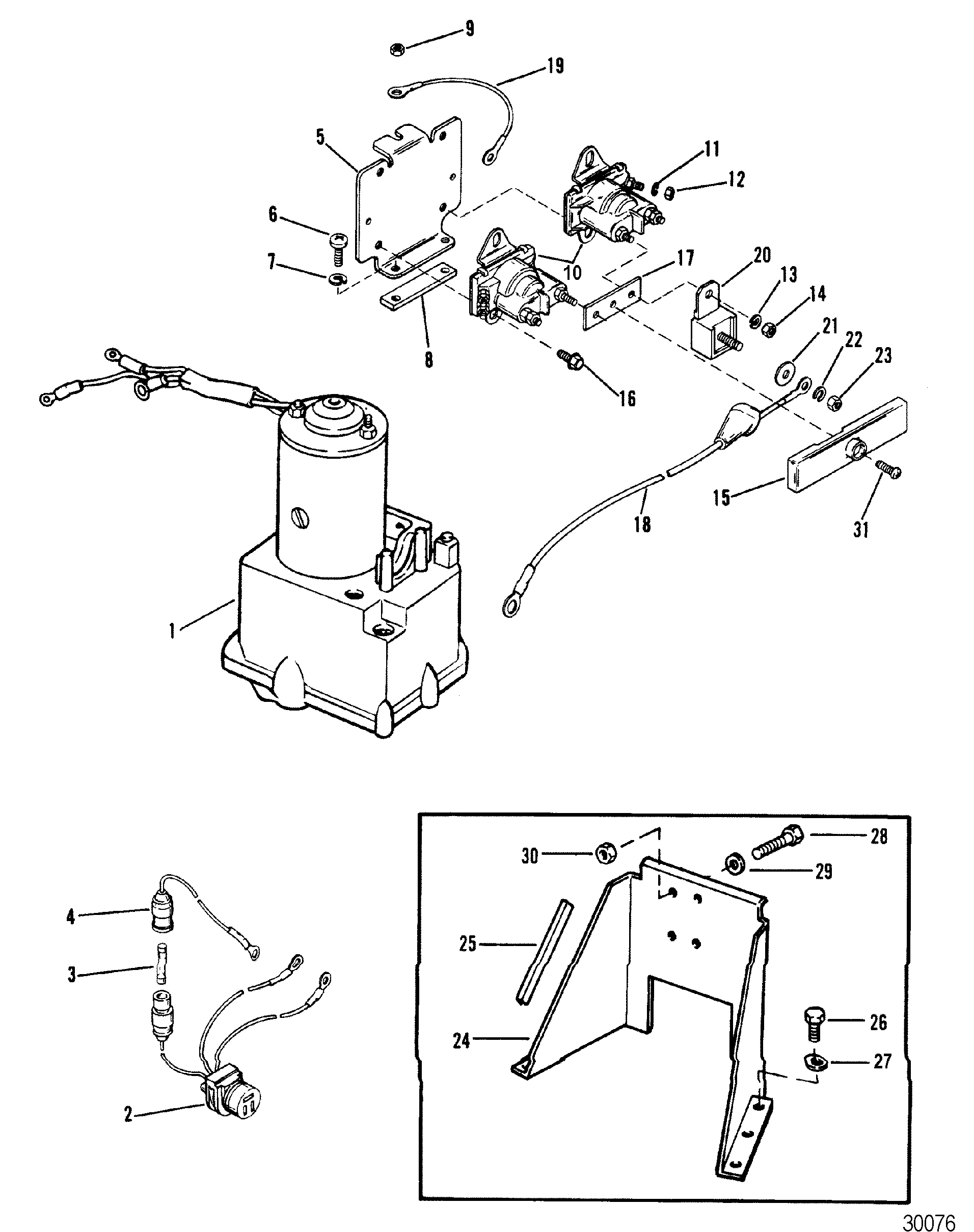 CP Performance - Hydraulic Pump And Bracket Pretolite Pump