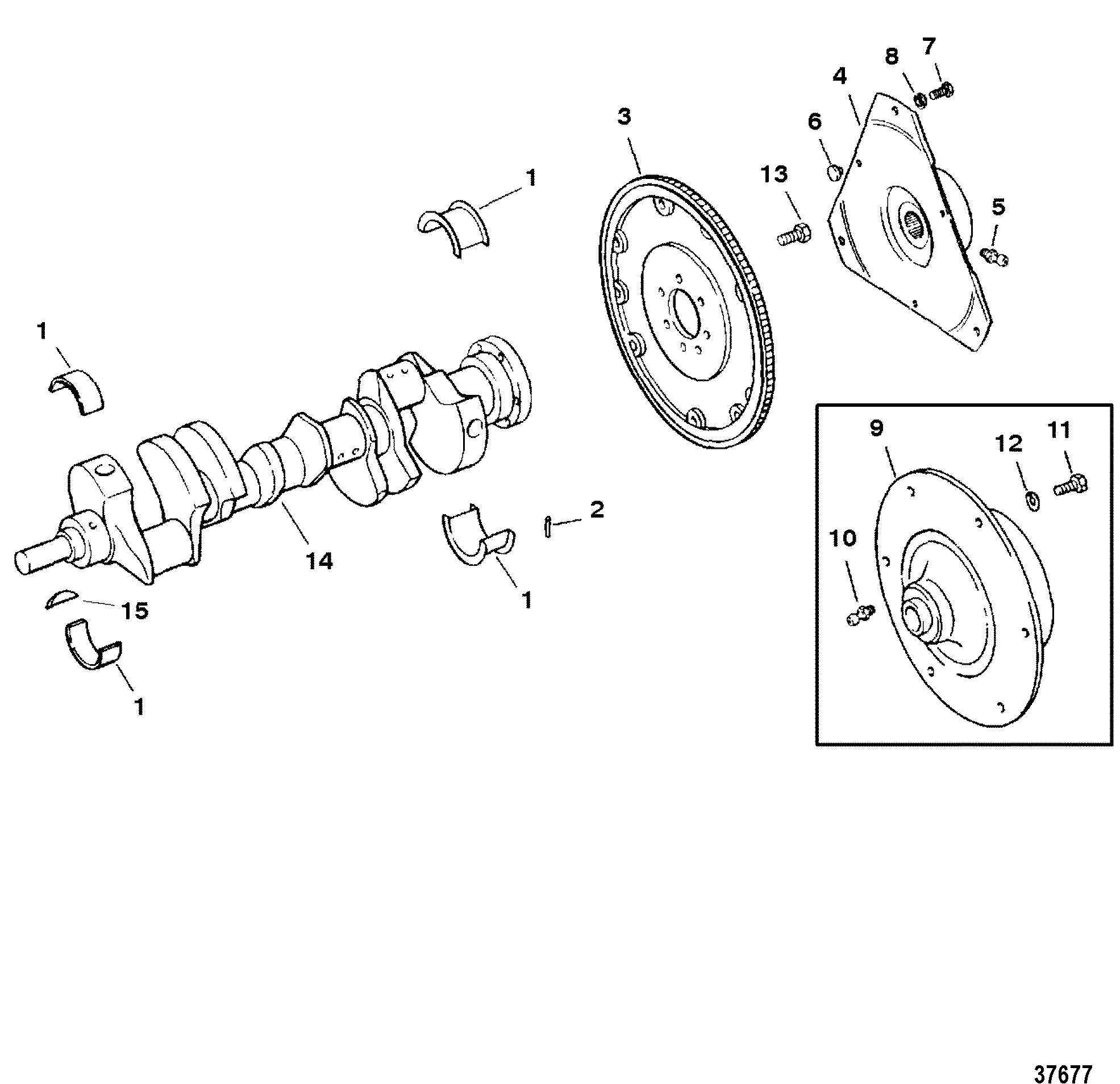 CP Performance Crankshaft And Flywheel