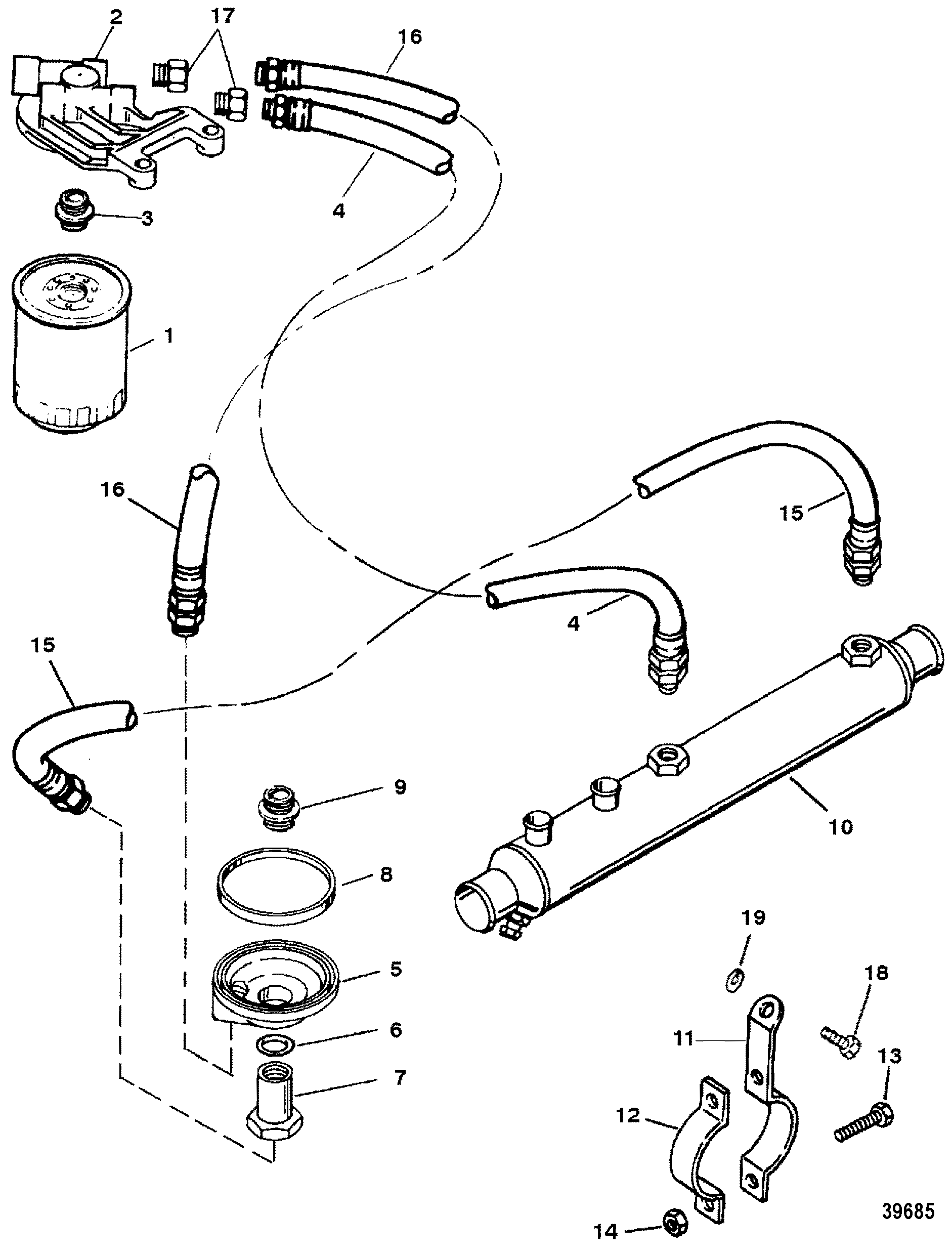 CP Performance - Oil Filter And Adaptor (454)