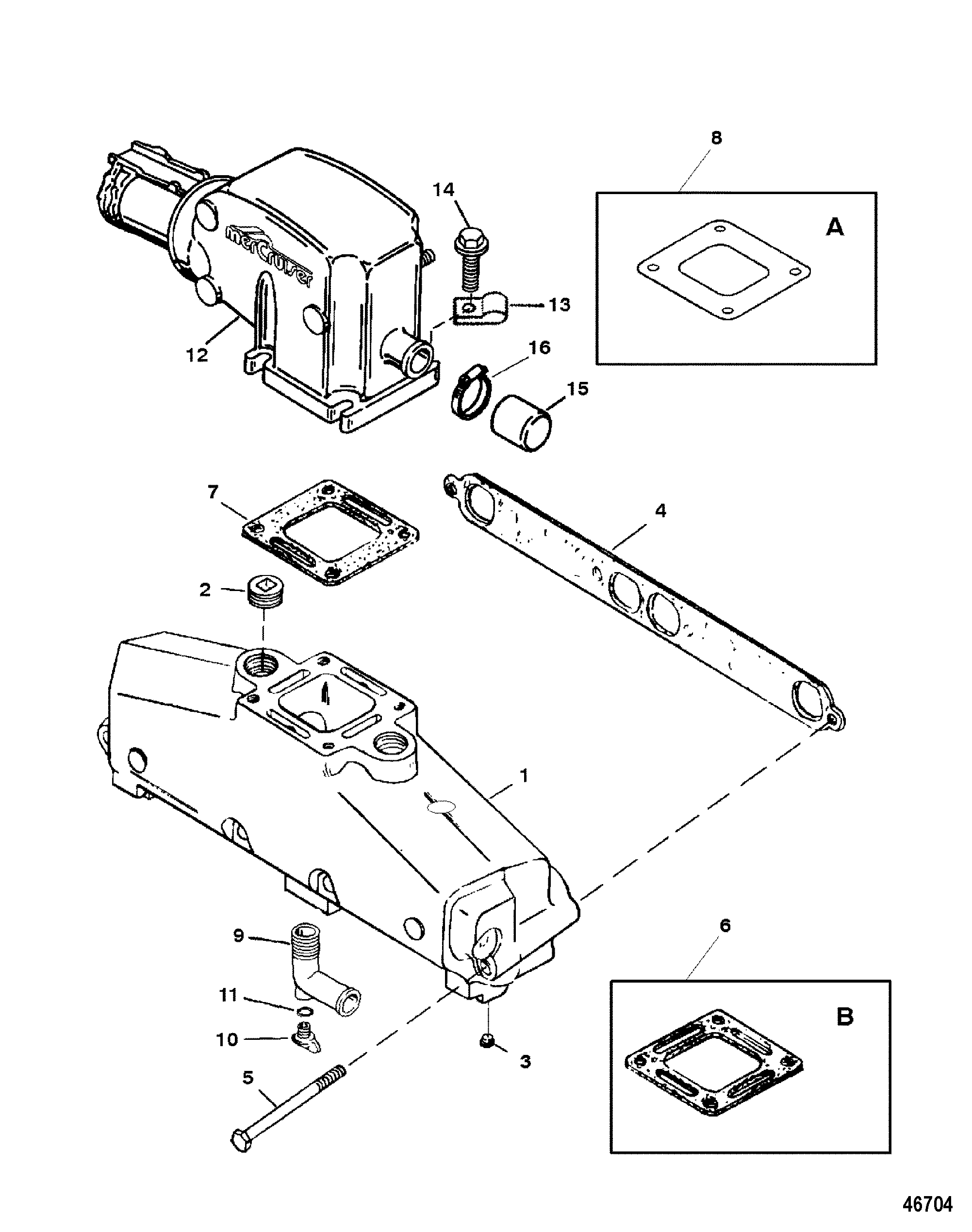 CP Performance - Exhaust Manifold And Exhaust Elbow