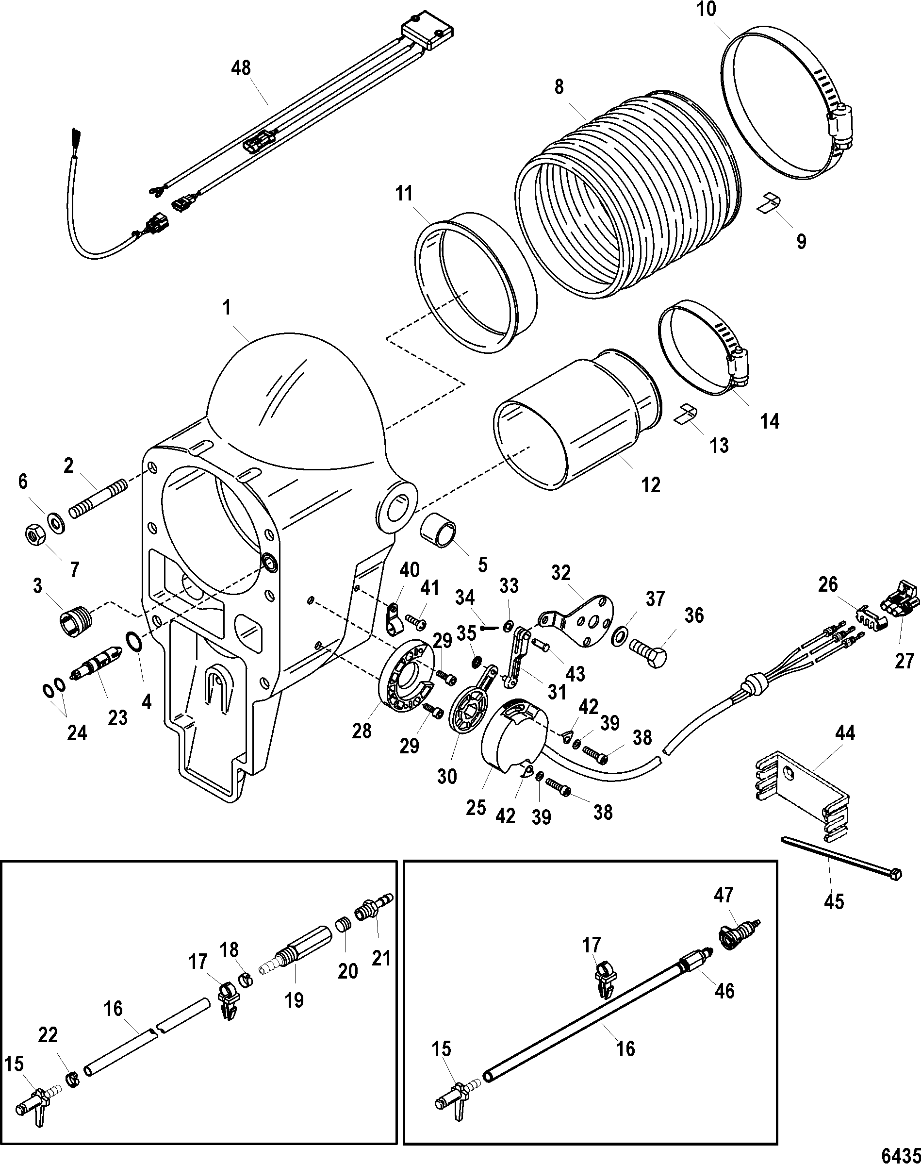 CP Performance Bell Housing (Integrated and Hi Performance Transom)