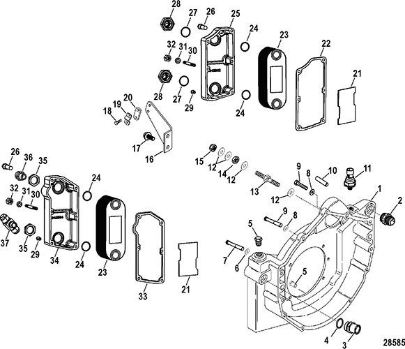 CP Performance Flywheel Housing And Components