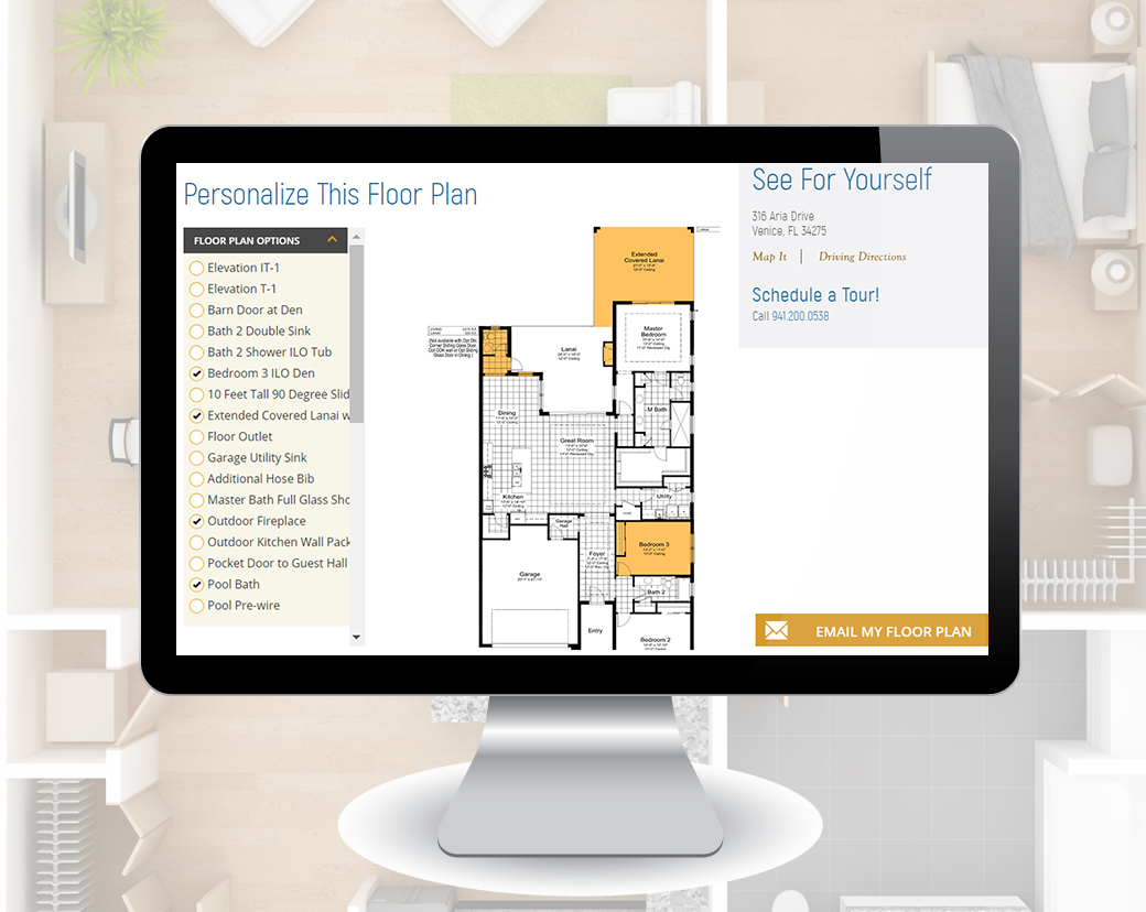 Interactive Floor Plans for Builder  Sites CPS
