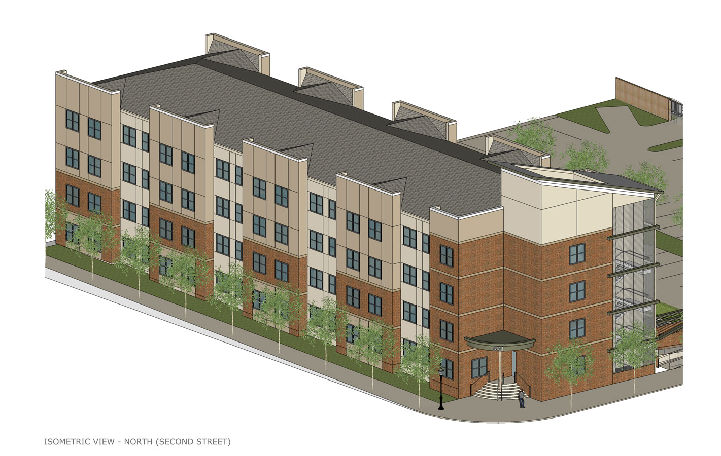 401 2nd Street Apartments Concept CPY ARCH