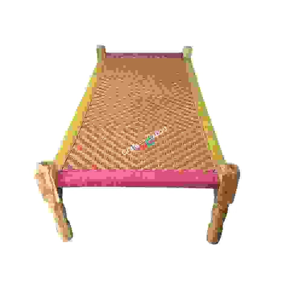 Buy Wooden handmade charpai Khatiya Cot Craferia