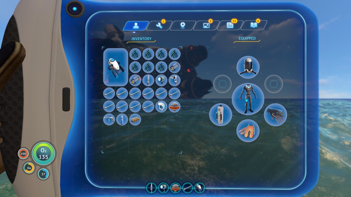 Subnautica How to Use the Floating Air Pump and Pipes to Breathe