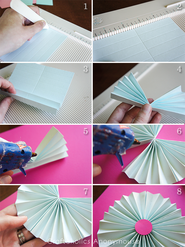 Paper Fan Garland Tutorial Craftaholics Anonymous Bloglovin’