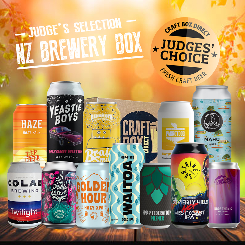 NZ Brewery Box Fresh Hop + Top Hits PRE ORDER Craft Box Direct