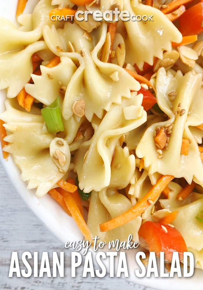 Asian Pasta Salad Craft Create Cook