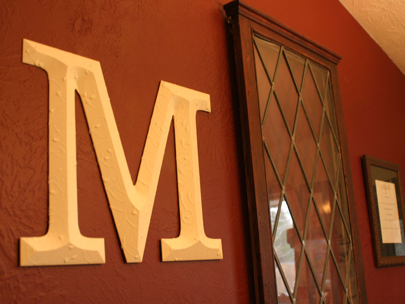 How To Make A Textured Wall Letter
