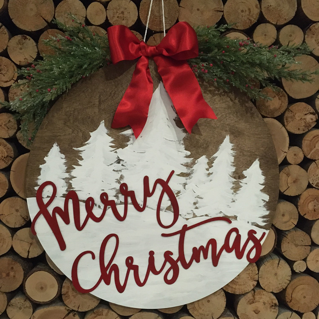 DIY Christmas Door Hanger Ideas