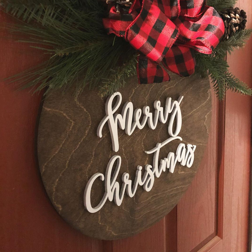 DIY Christmas Door Hanger Ideas