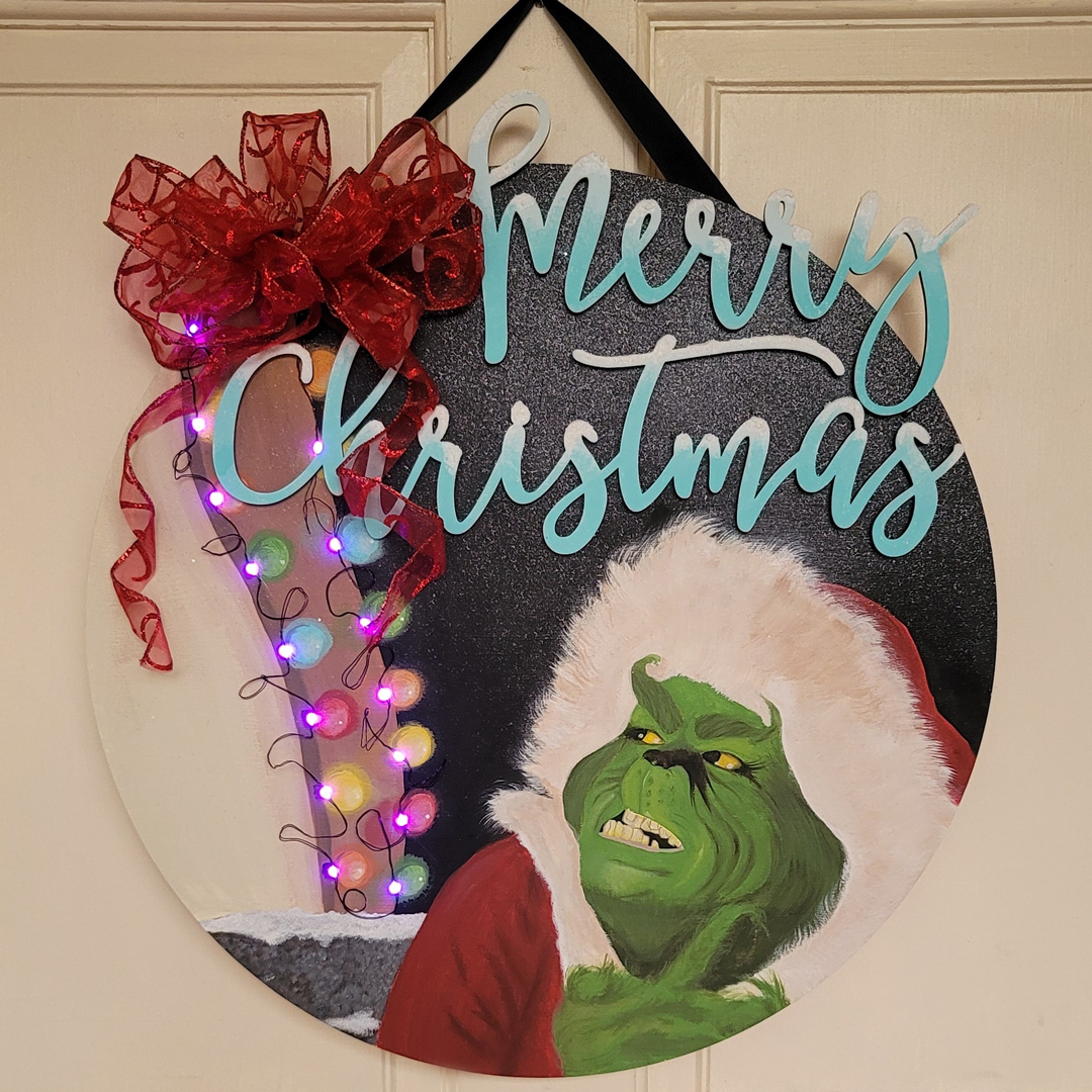 DIY Christmas Door Hanger Ideas