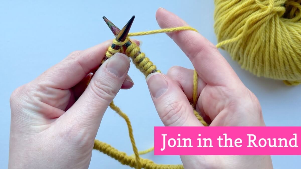 How to Start Knitting in the Round Step by step for beginners Craft Fix
