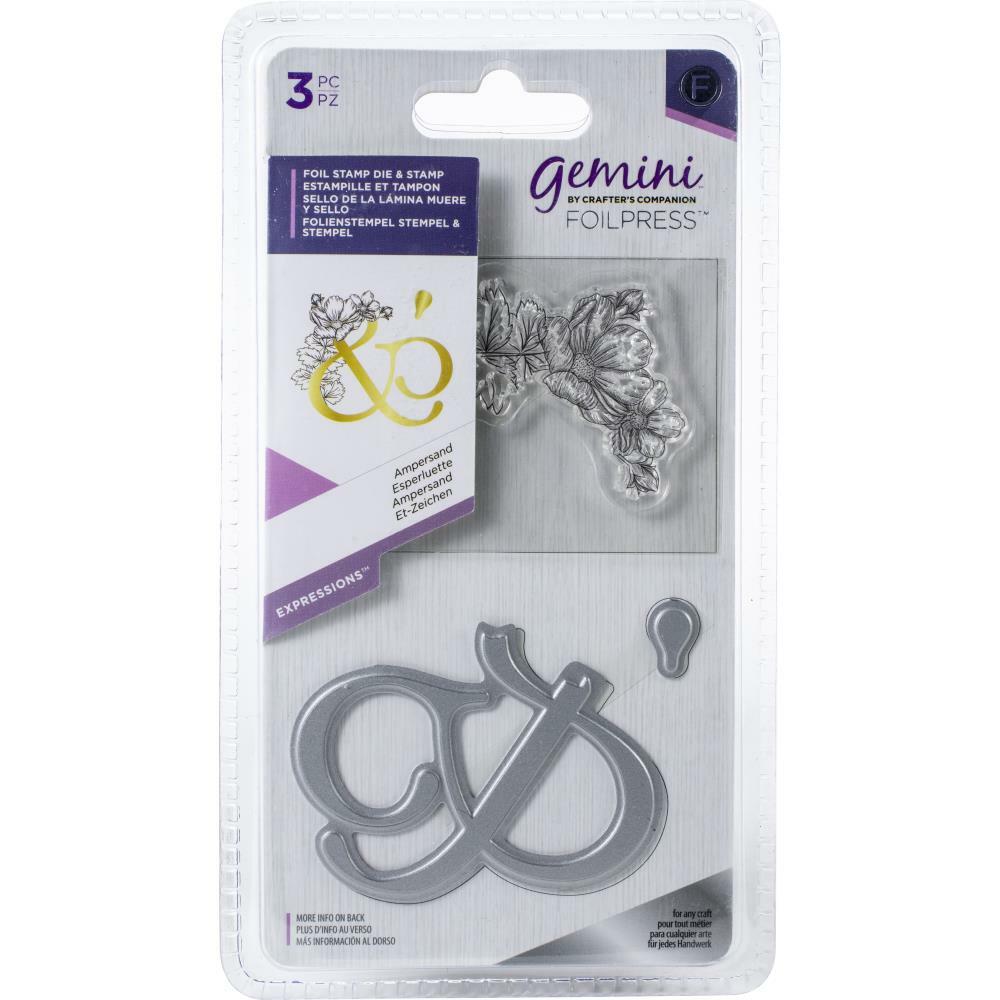 Gemini Hot Foil Die & Stamp Set Ampersand