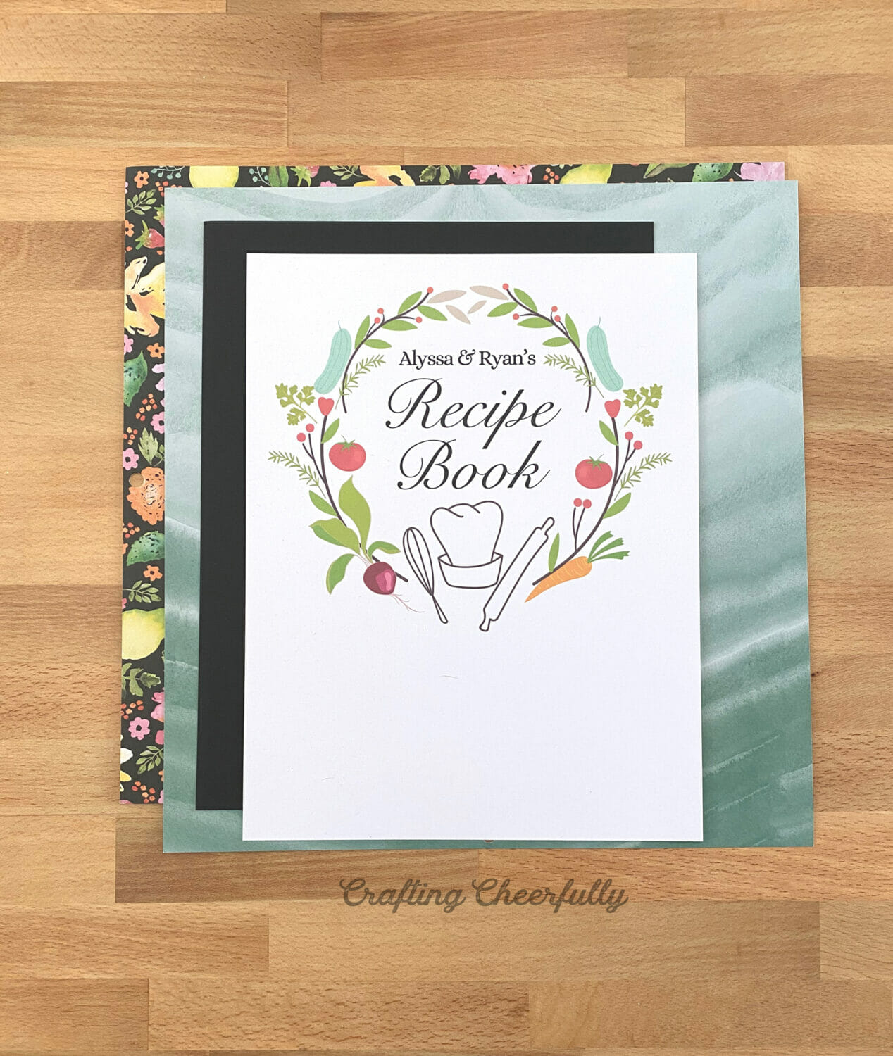 DIY Wedding Shower Recipe Book Crafting Cheerfully