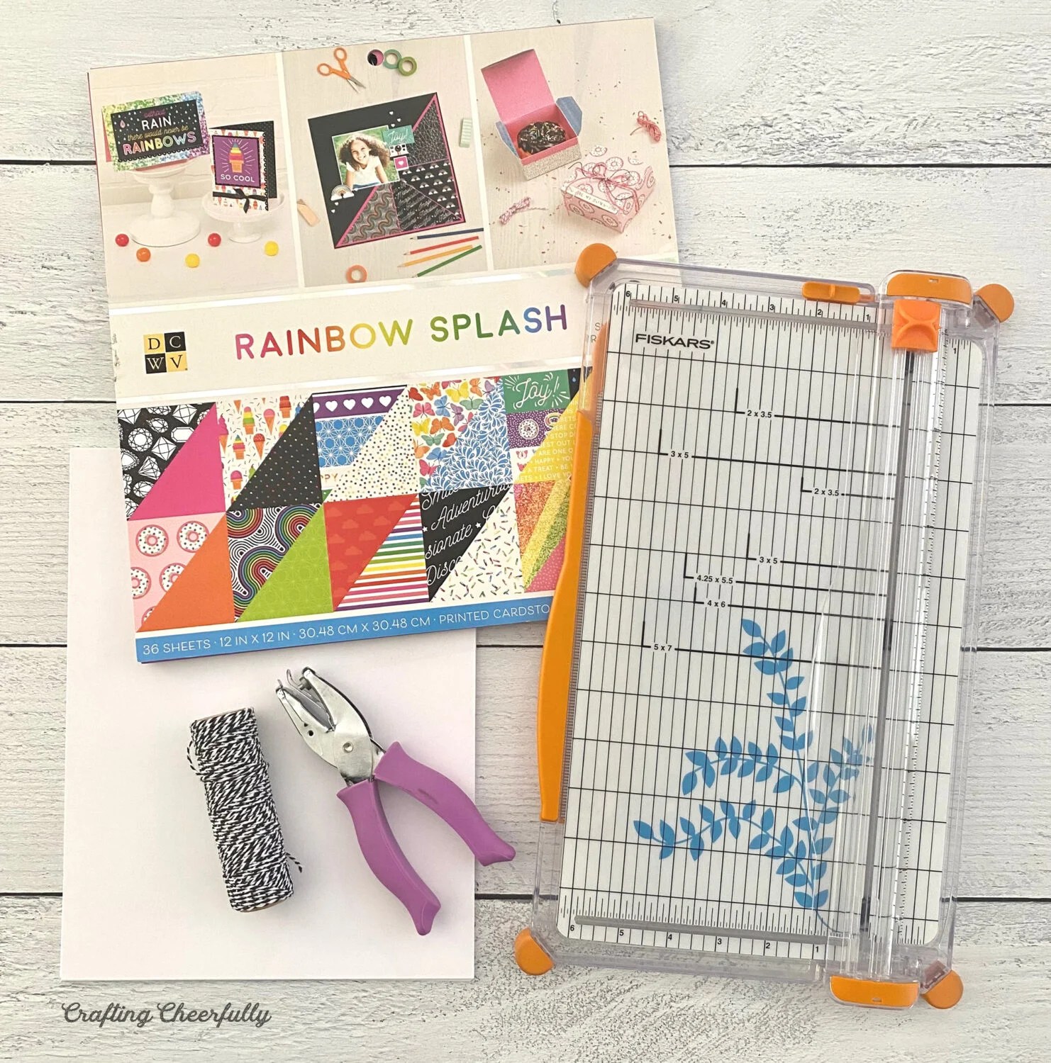 DIY Journal for Kids Using Scrapbook Paper Crafting Cheerfully