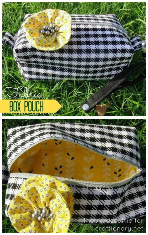 DIY box pouch sewing tutorial