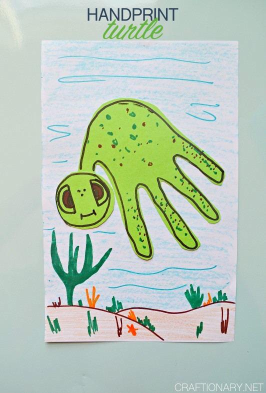 This handprint fish art project is the second in our series . 5 Handprint Ocean Animals Made With Construction Paper Craftionary