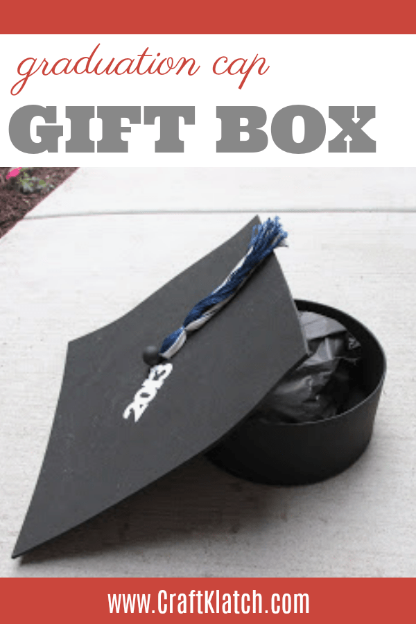 Graduation Cap Gift Box Craft Tutorial DIY Craft Klatch