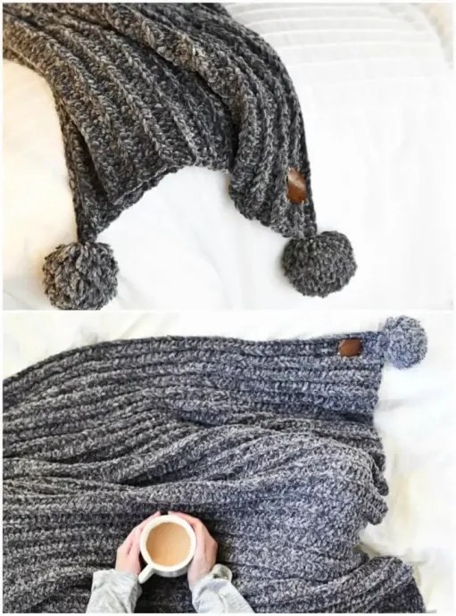 Crochet Velvet Throw Blanket FREE CROCHET PATTERN — Craftorator