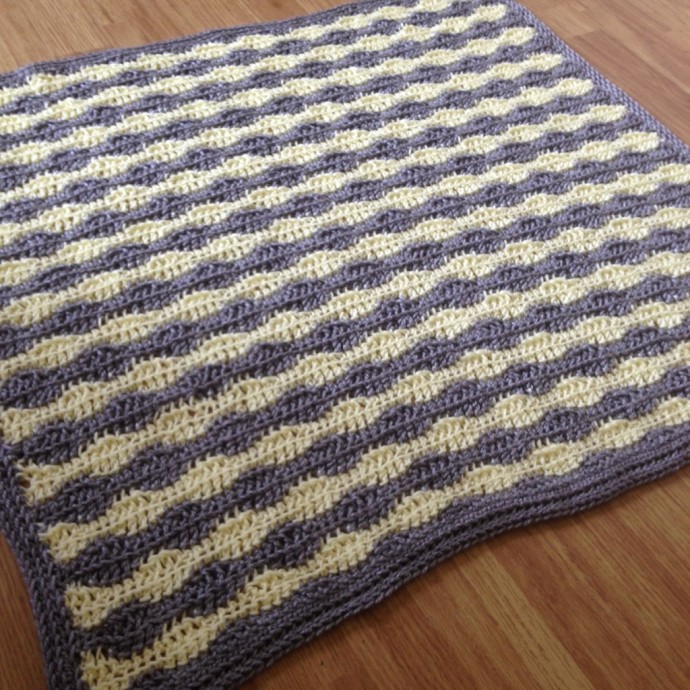 Crochet Wavy Blanket FREE CROCHET PATTERN — Craftorator