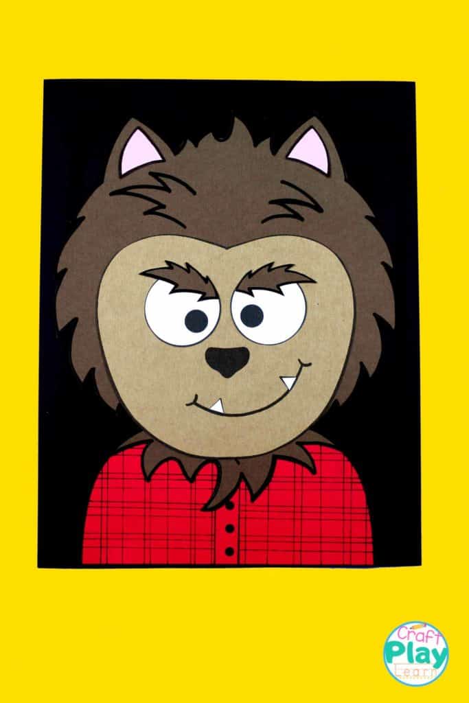 Printable Halloween Crafts The Werewolf Craft Play Learn