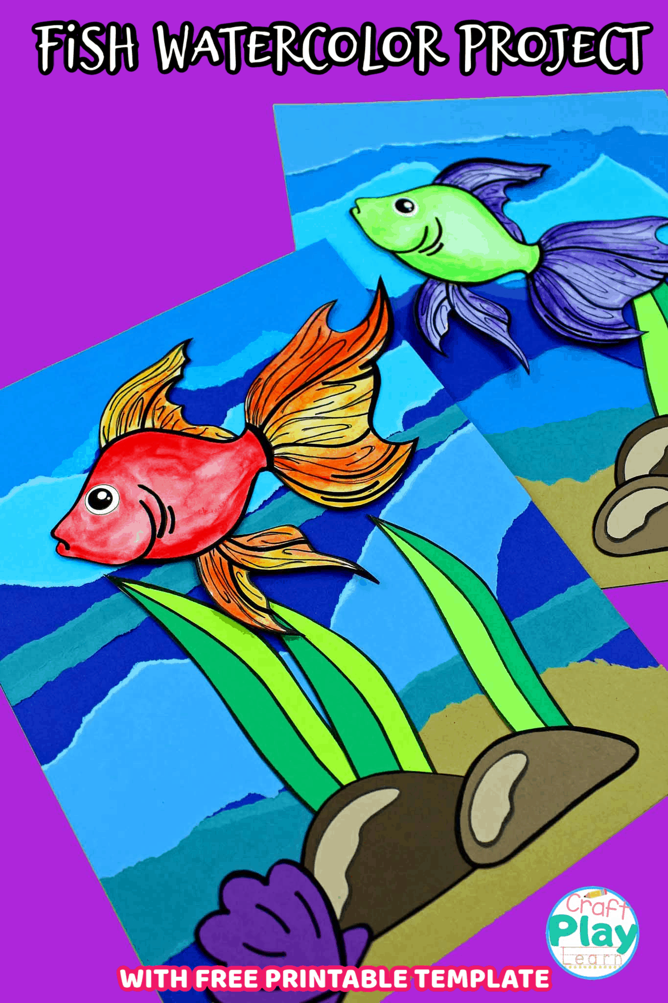 Fish Art And Craft Project For Kids Craft Play Learn