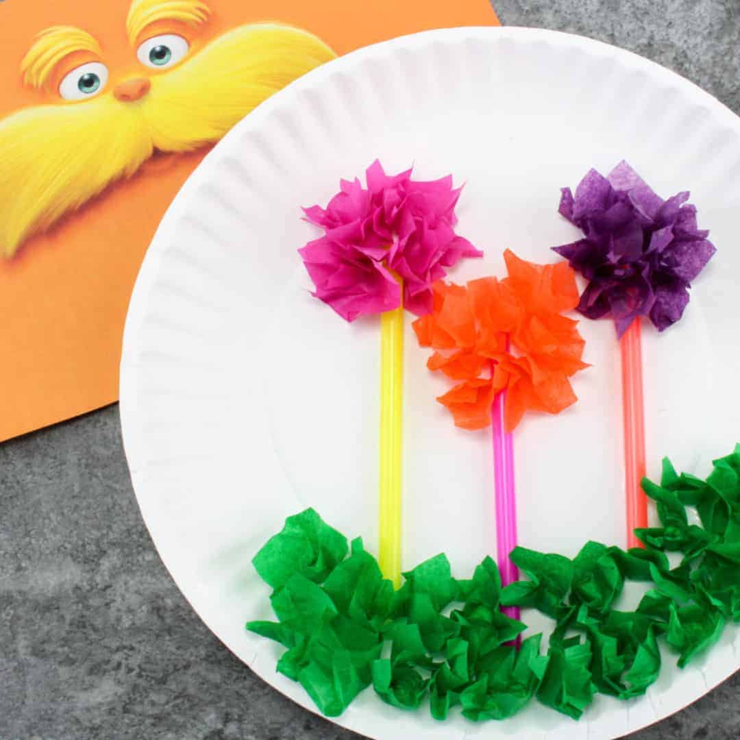 The Lorax Truffula Trees Craft Craft Play Learn