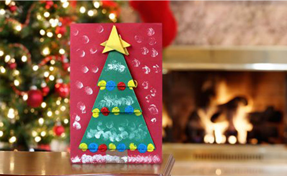 Origami Christmas Tree Card Craft Project Ideas