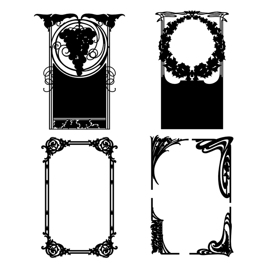 Laser cut border patterns CRAFTSMANSPACE