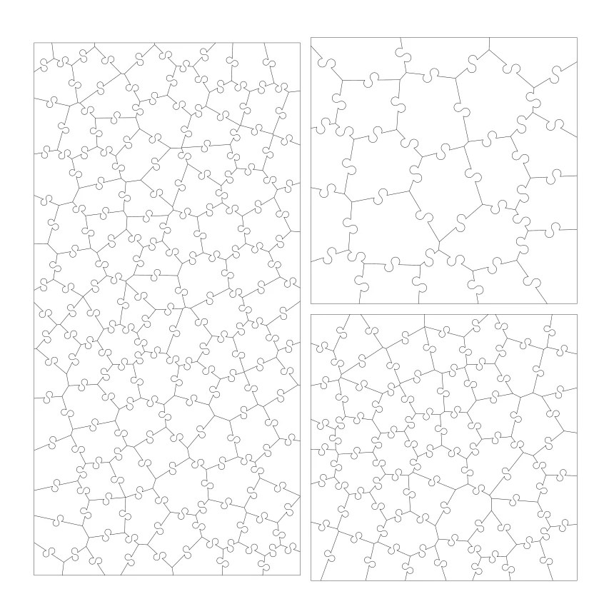 Voronoi Jigsaw Puzzle Patterns CRAFTSMANSPACE