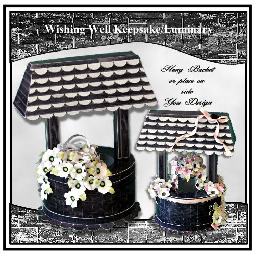 Wishing Well Keepsake Black CUP549725_1302 Craftsuprint