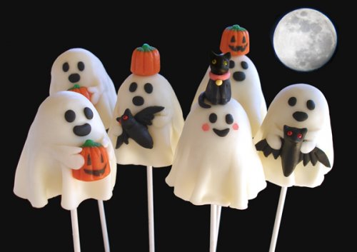 Ghostly Brownie Pops Tutorial CraftyBaking Formerly Baking911