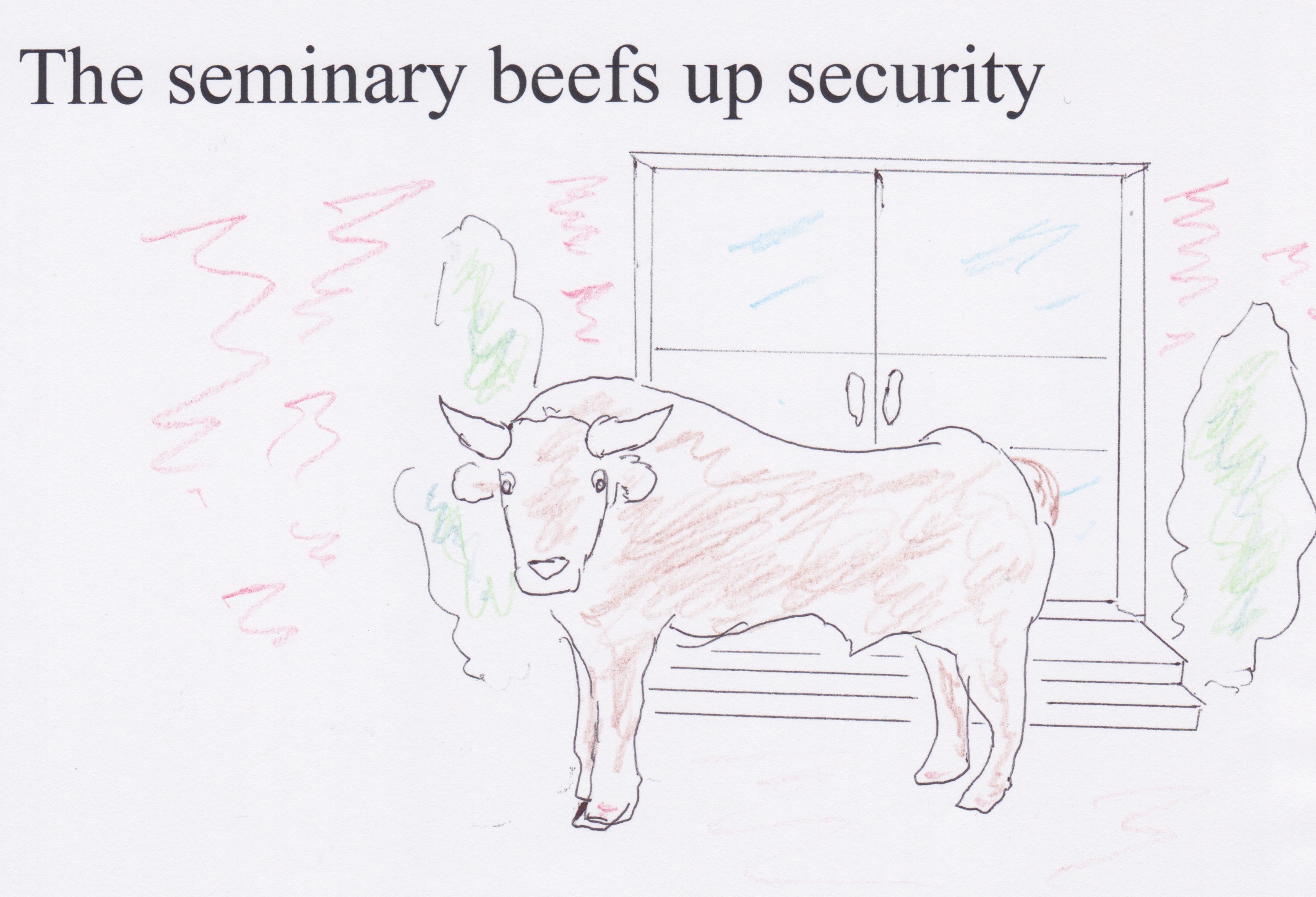 Beefing up security at the seminary Bible Background