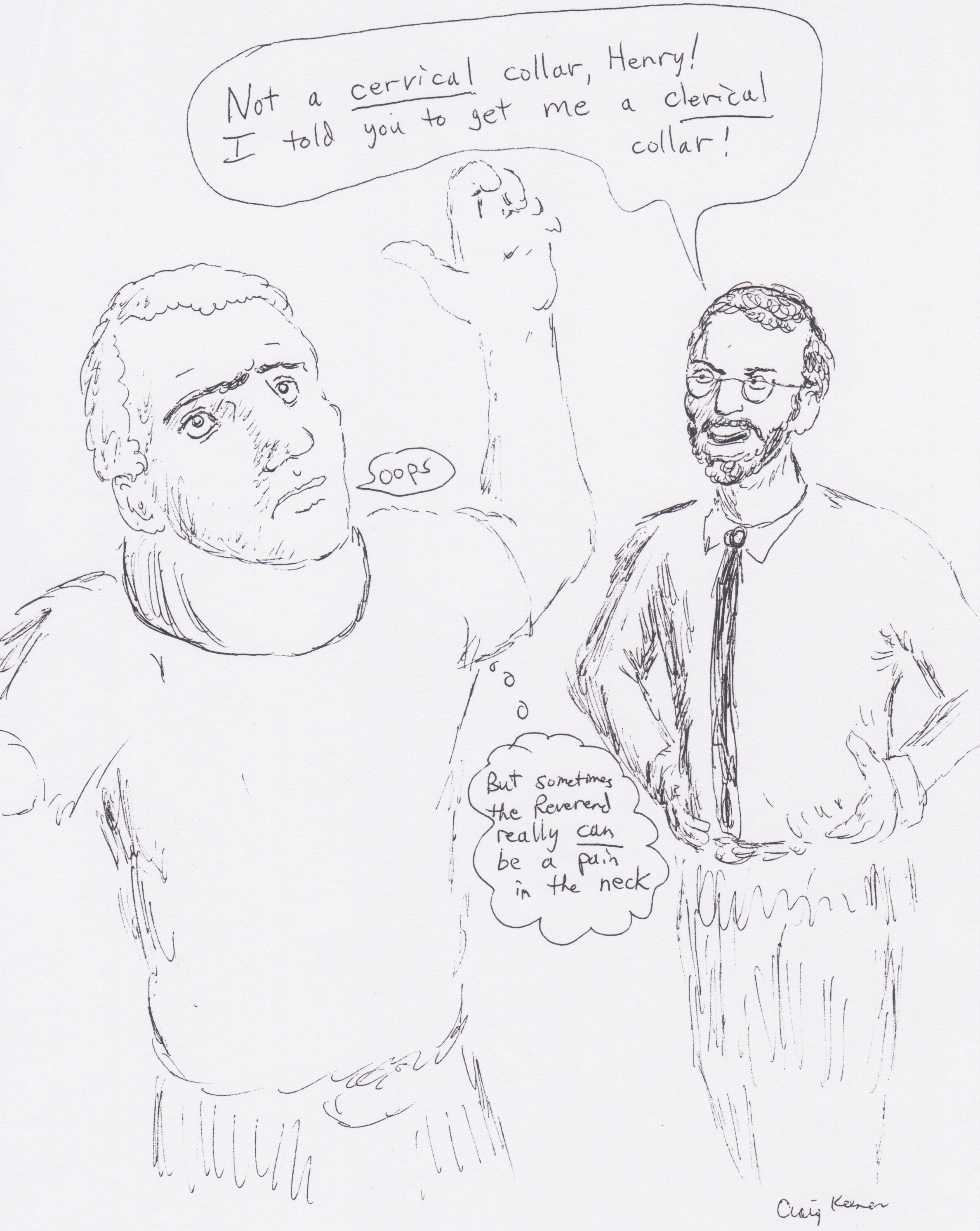 Clerical collars Bible Background